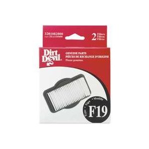 Dirt Devil Type F19 Broom Stick Vacuum Post-Motor HEPA Exhaust Filter, 3-201082-000