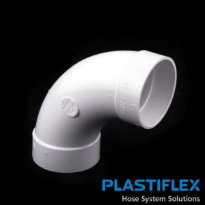 BI230 Plastiflex Central Vacuum 90-Degree Sweep ELL Connector
