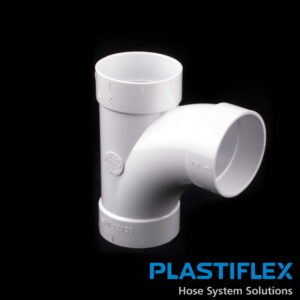 BI200 Central Vacuum 90-Degree Sweep Tee Plastiflex