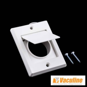 BI274 Vaculine Central Exhaust Vent Hood White 3.5 x 4.5-inch