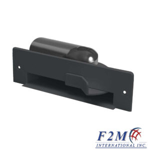 BI775B Central Vacuum Black Flush Mount Dustpan Sweep Inlet