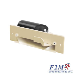 BI780A Dustpan Central Vacuum Automatic LED Sweep Inlet, Almond Flush Mount