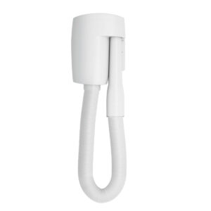 BIWF1 Wally Flex White Central Vacuum Inlet & 4-13ft Stretch Hose Kit