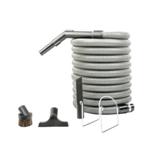 Better Quality Garage Central Vacuum Kit with 30 ft Hose, Tools & Hanger - Titanium Grey - TK099, TK099 Better Quality Garage Vacuum Kit with Hose, Tools & Hanger, Titanium Grey (30 ft.)