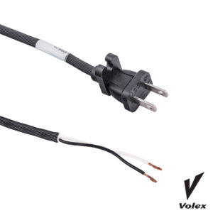 C220BL Black 17-Gauge 2-Wire Electrical Power Cable, 30-Foot