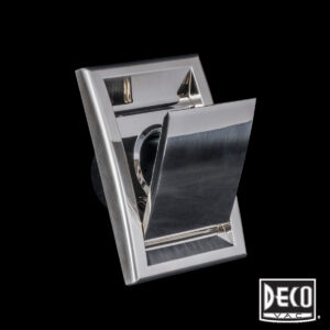 DECO BI040SS Elegant Stainless Steel Square Central Vacuum Wall Inlet