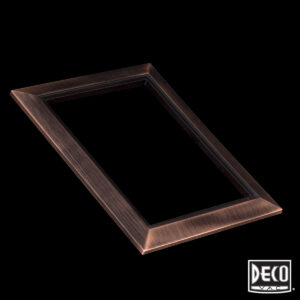DECO BI041AC Antique Copper Central Vacuum Wall Valve Trim Plate