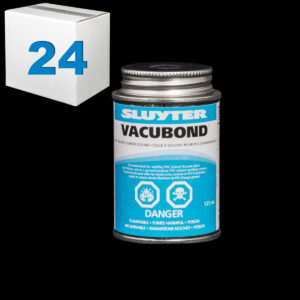 BI265CS-24 Central Vacuum PVC Adhesive Solvent 125ml Metal Container for Secure Pipe Bonds, BI265CS-24 Central Vacuum PVC Bond Solvent, 125 ml Metal Can for Secure Pipe Connections