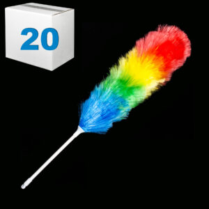 SJ225L-20 Multi-Color Extendable Duster for Cleaning, SJ225L-20 Rainbow Duster, Four Color, 26.5-inch Length