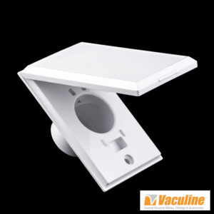 Vaculine BI088 White Full Door Central Vacuum Valve