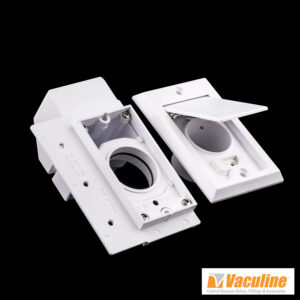 Vaculine BI091 Central Super Valve - White Square Door Direct Connect (110/24 Volt)