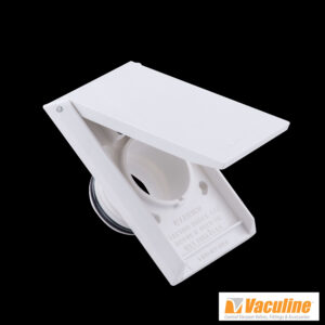 Vacuflo BI099 White Central Vacuum Valve with Micro Switch