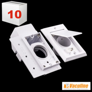 BI091CS-10 Vaculine Central Super Valve with White Square Door & 110/24V Direct Connect